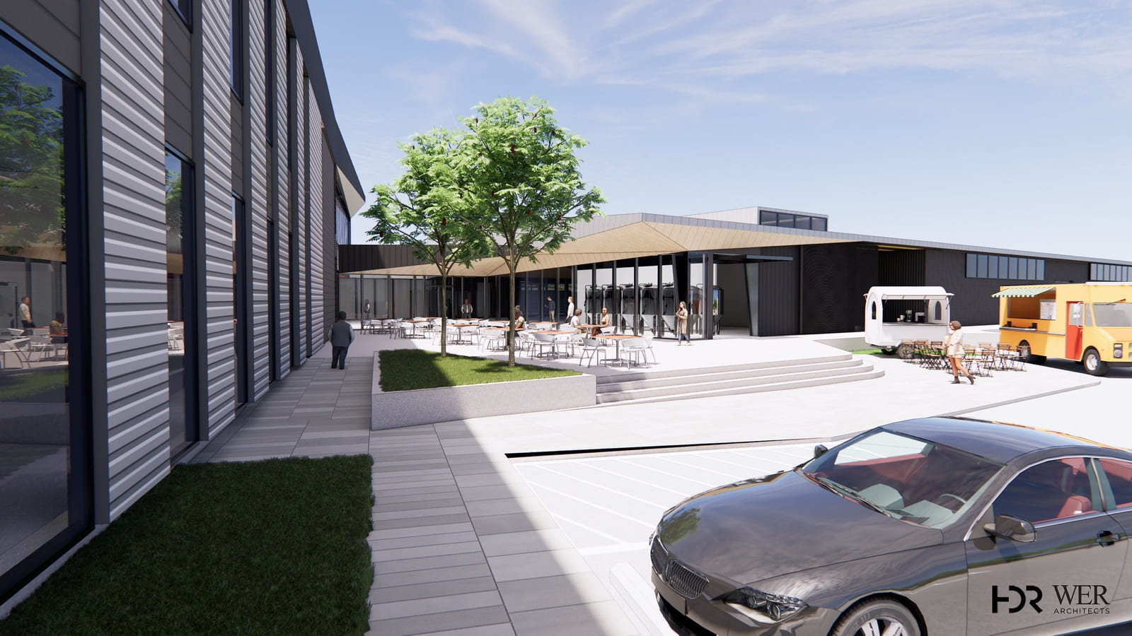 new building front